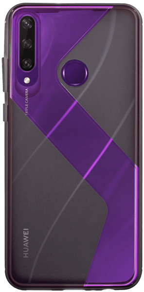 Huawei Y6P szilikon tok S-CASE átlátszó füstszínű