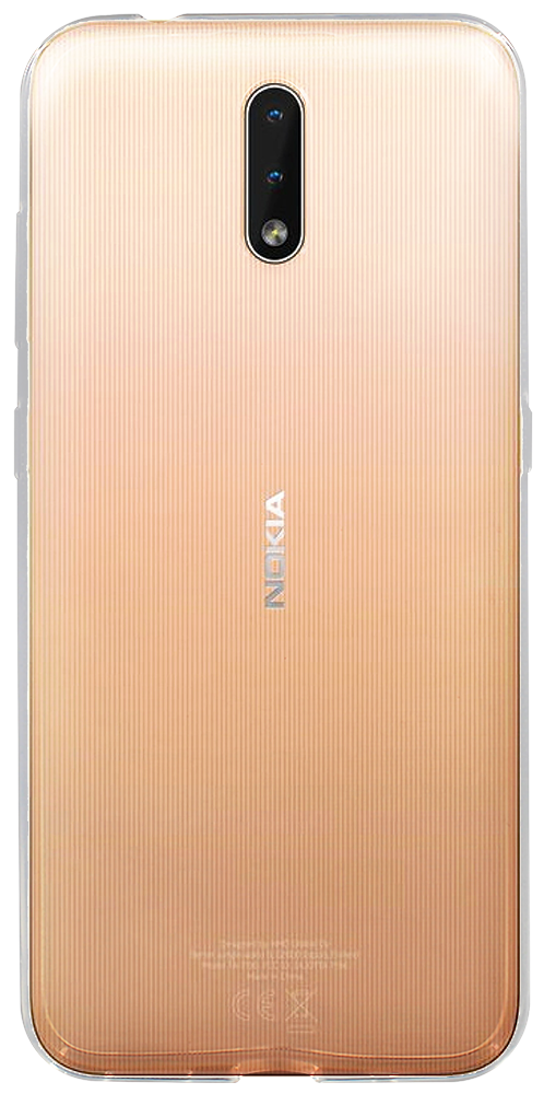 Nokia 2.3 szilikon tok átlátszó