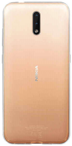 Nokia 2.3 szilikon tok átlátszó