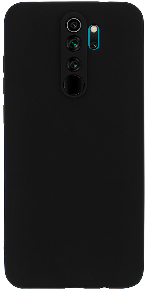 Xiaomi Redmi Note 8 Pro szilikon tok kameravédővel matt fekete