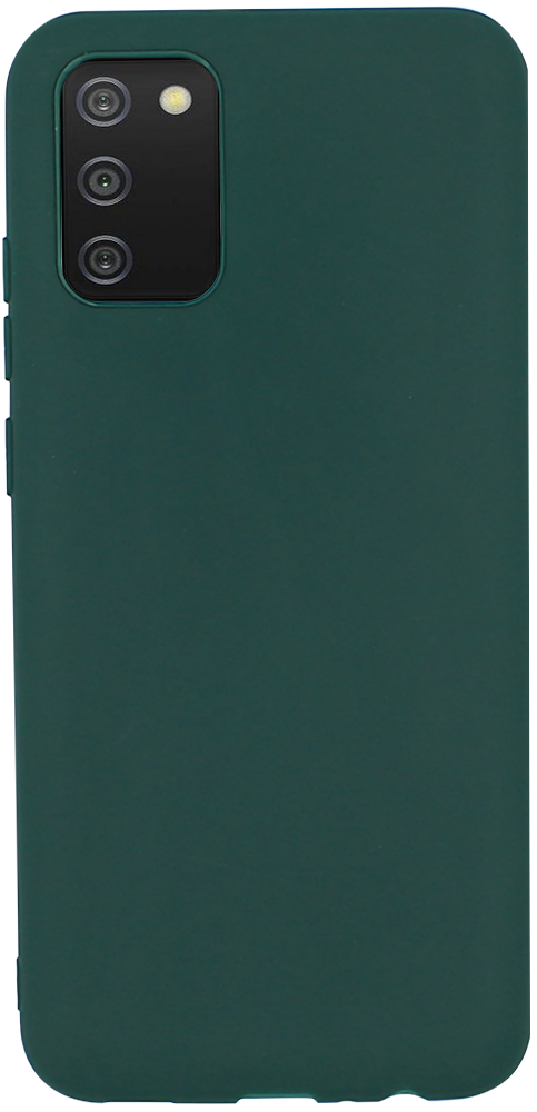 Samsung Galaxy A02s (SM-A025) szilikon tok sötétzöld