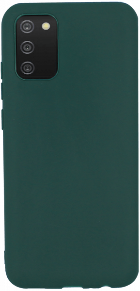 Samsung Galaxy A02s (SM-A025) szilikon tok sötétzöld