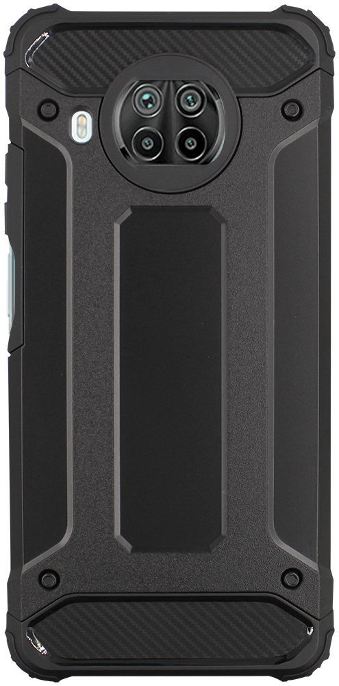 Xiaomi Mi 10T Lite 5G ütésálló tok légpárnás sarkas, hibrid Forcell Armor fekete