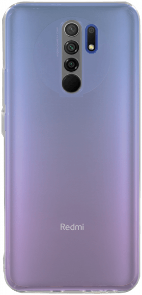Xiaomi Redmi 9 szilikon tok közepesen ütésálló kameravédővel átlátszó