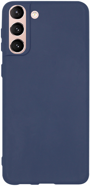 Samsung Galaxy S21 Plus 5G (SM-G996B) szilikon tok matt sötétkék