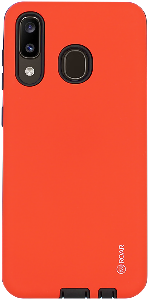 Samsung Galaxy A20 (SM-205) ütésálló tok gyári ROAR RICO ARMOR piros