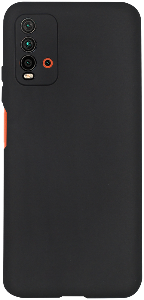 Xiaomi Redmi 9T szilikon tok kameravédővel matt fekete