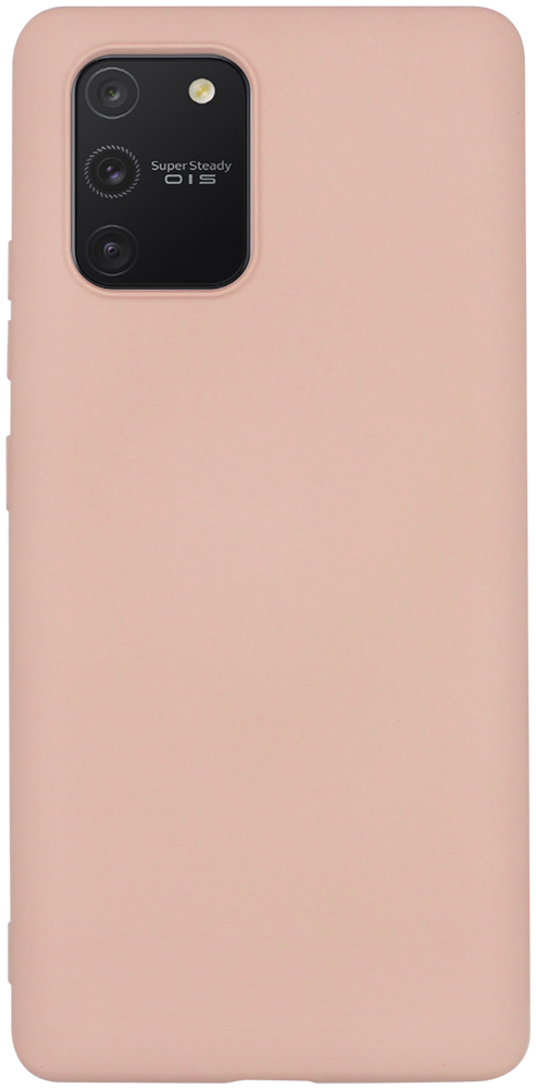 Samsung Galaxy S10 Lite (SM-G770F) szilikon tok halvány rózsaszín