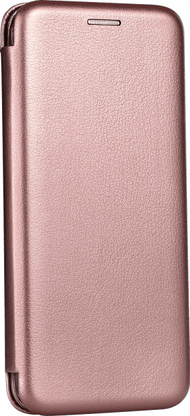 LG K42 oldalra nyíló mágneses flipes bőrtok prémium minőség rozéarany