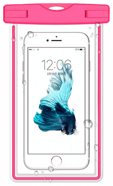 LG Q7 vízálló tok Devia Ranger univerzális rózsaszín