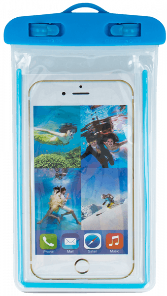 Sony Xperia X Performance vízálló tok univerzális fluoreszkáló kék