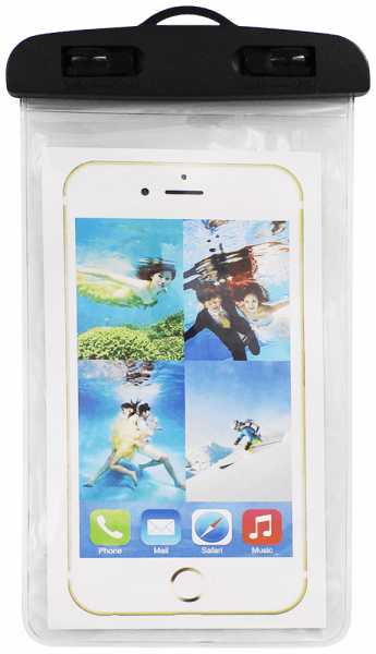 LG Q7 vízálló tok univerzális átlátszó