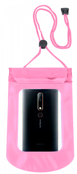 LG K30 (2019) vízálló tok univerzális rózsaszín