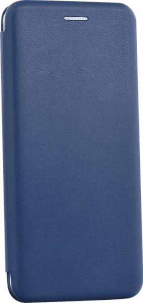 Xiaomi Redmi 9AT oldalra nyíló mágneses flipes bőrtok prémium minőség sötétkék