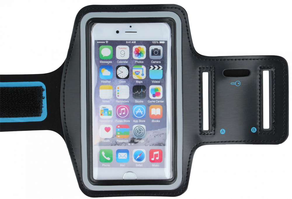 Apple iPhone 12 Mini sport tok univerzális, karra rögzíthető fekete