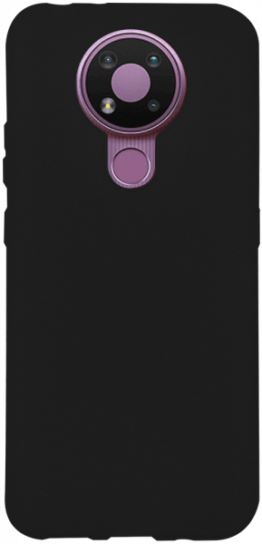 Nokia 3.4 szilikon tok matt fekete