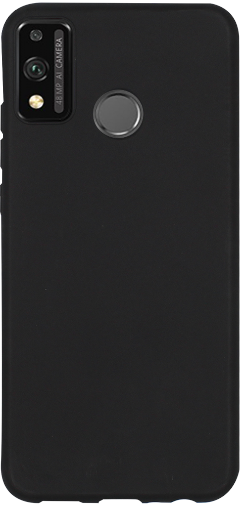 Huawei Honor 9X Lite szilikon tok matt fekete