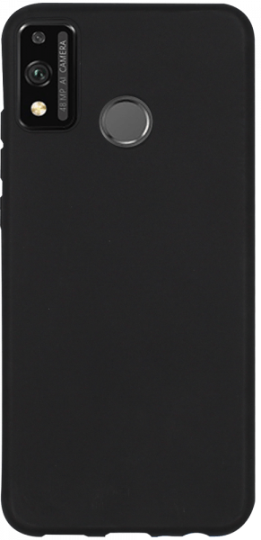 Huawei Honor 9X Lite szilikon tok matt fekete