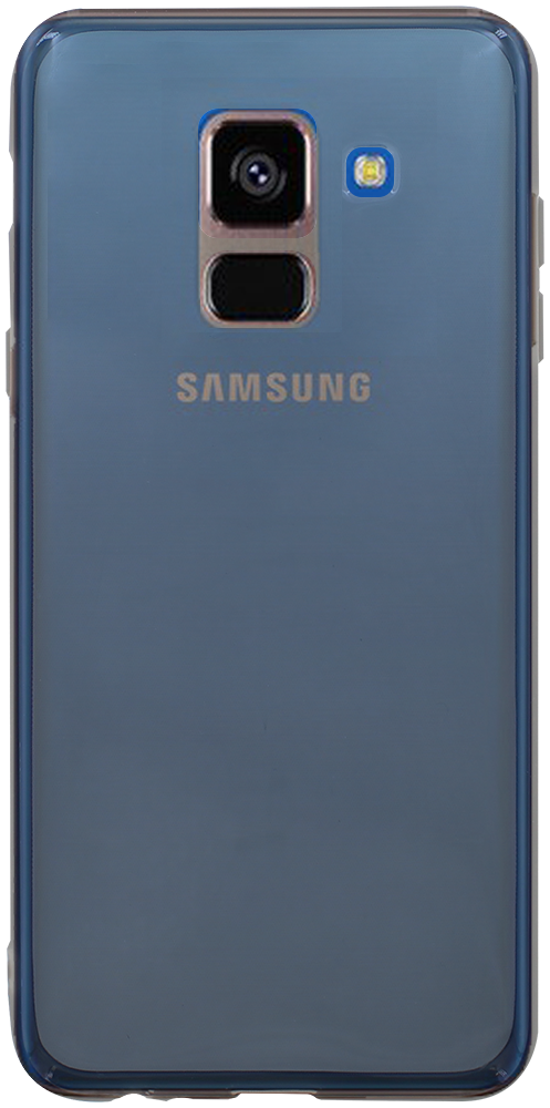Samsung Galaxy A6 Plus 2018 (A605) szilikon tok átlátszó füstszínű