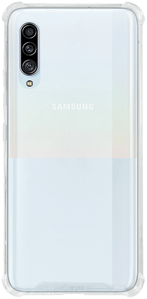 Samsung Galaxy A90 5G (SM-A908F) kemény hátlap gyári ROAR légpárnás sarok átlátszó