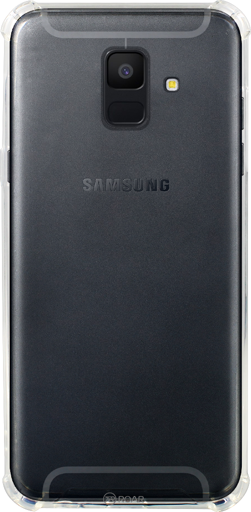 Samsung Galaxy A6 Plus 2018 Dual (A605) kemény hátlap légpárnás sarok átlátszó