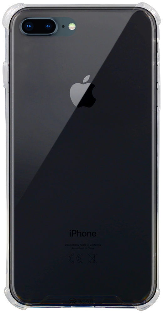 Apple iPhone 8 Plus kemény hátlap gyári ROAR légpárnás sarok átlátszó