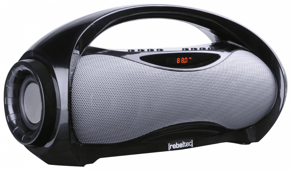 Motorola One Fusion Plus kompatibilis bluetooth hangszóró Rebeltec Soundbox fekete