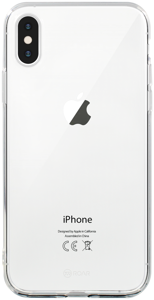 Apple iPhone X szilikon tok gyári ROAR átlátszó