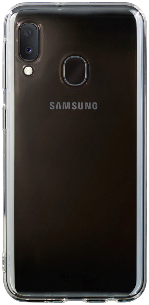 Samsung Galaxy A20e (SM-A202F) szilikon tok gyári ROAR átlátszó