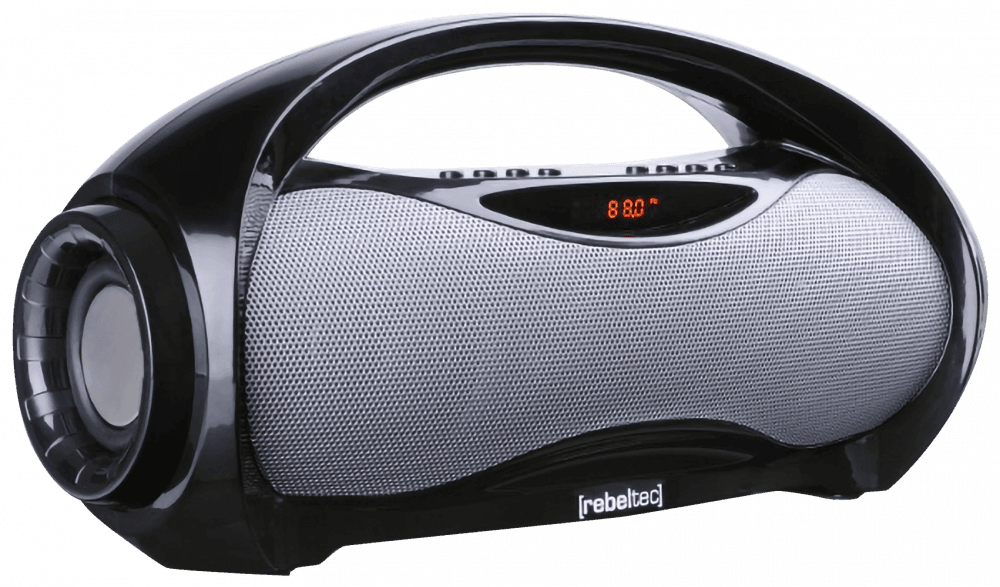 Realme 7 5G kompatibilis bluetooth hangszóró Rebeltec Soundbox fekete