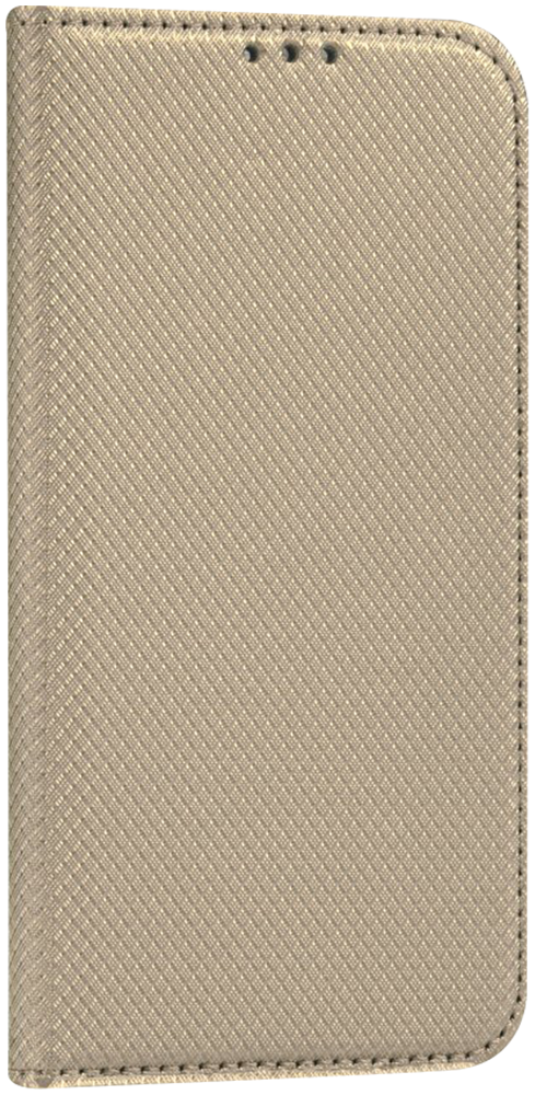 LG K52 oldalra nyíló flipes bőrtok rombusz mintás arany