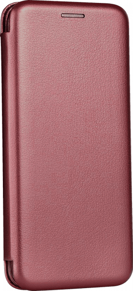 Samsung Galaxy Note 10 Lite (SM-N770F) oldalra nyíló mágneses flipes bőrtok prémium minőség bordó