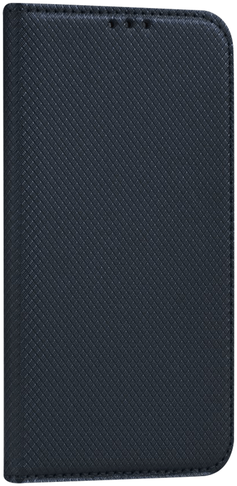 Huawei P9 oldalra nyíló flipes bőrtok rombusz mintás fekete