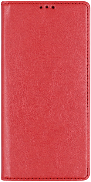 Samsung Galaxy A42 5G (SM-A426B) oldalra nyíló flipes bőrtok valódi bőr piros