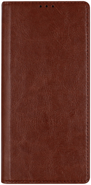 Samsung Galaxy S20 Ultra (SM-G988B) oldalra nyíló flipes bőrtok valódi bőr barna