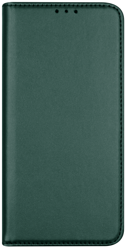 Xiaomi Redmi Note 8 Pro oldalra nyíló flipes bőrtok asztali tartó funkciós sötétzöld