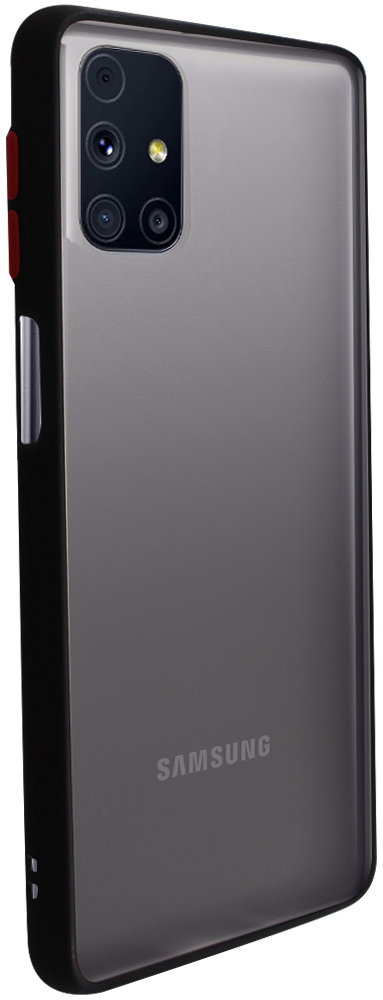 Samsung Galaxy M31s (SM-M317F) kemény hátlap Vennus Button Bumper fekete