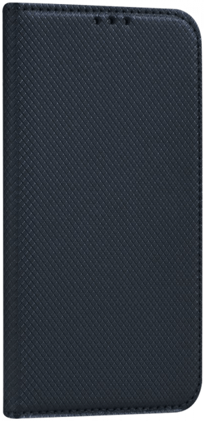 Xiaomi Redmi 9AT oldalra nyíló flipes bőrtok rombusz mintás fekete