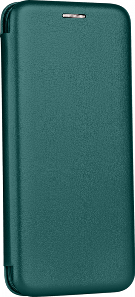 Apple iPhone 13 Pro Max oldalra nyíló mágneses flipes bőrtok prémium minőség sötétzöld