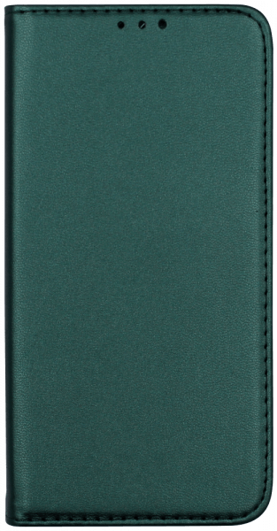 Apple iPhone 13 Pro Max oldalra nyíló flipes bőrtok asztali tartó funkciós sötétzöld