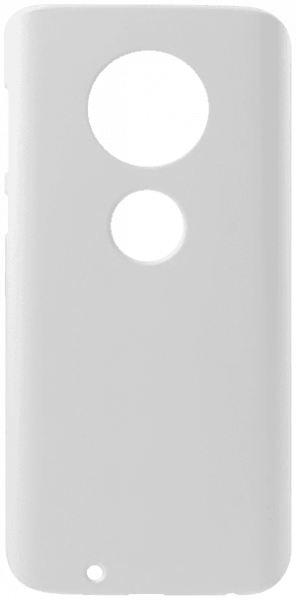 Motorola Moto G6 kemény hátlap gumírozott fehér