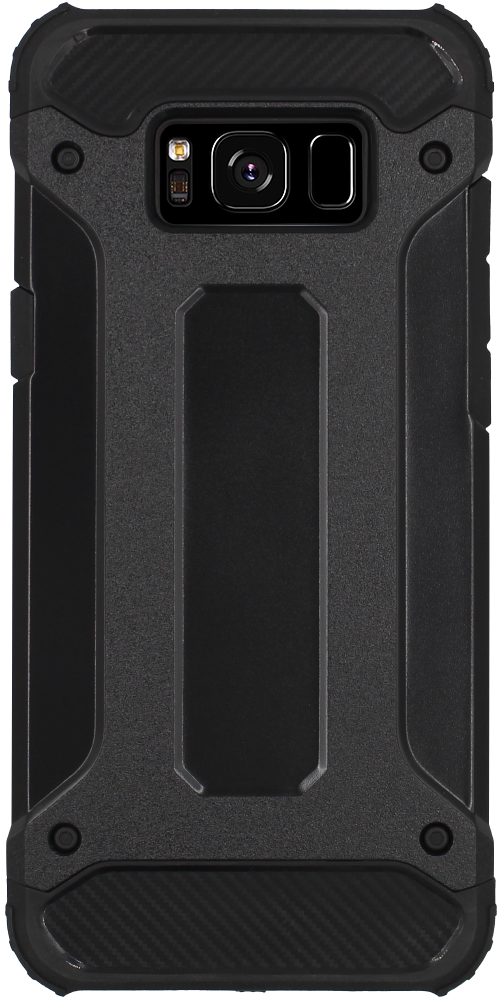 Samsung Galaxy S8 Plus (G955) ütésálló tok légpárnás sarkas, hibrid Forcell Armor fekete