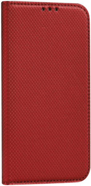 Samsung Galaxy J3 2017 (J330) oldalra nyíló flipes bőrtok rombusz mintás piros