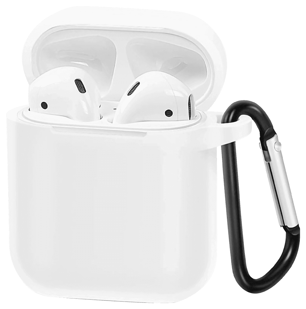 Apple iPhone 7 1. generációs AirPod töltő szilikon tok fehér