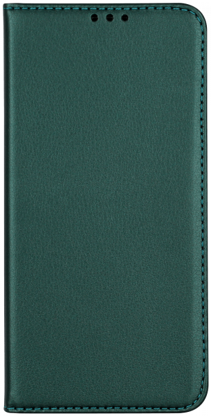 Huawei P40 Lite oldalra nyíló flipes bőrtok asztali tartó funkciós sötétzöld