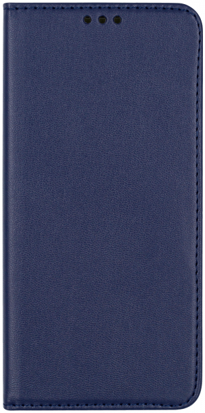 Huawei P40 Lite E oldalra nyíló flipes bőrtok asztali tartó funkciós sötétkék