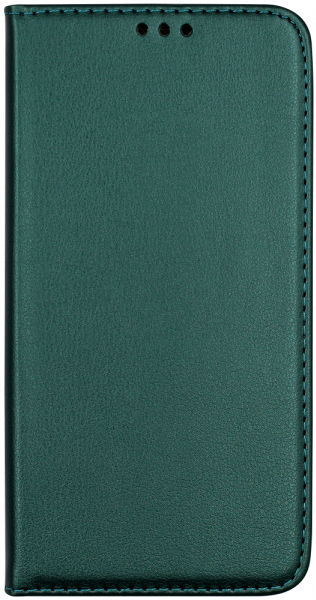 Apple iPhone 11 Pro Max oldalra nyíló flipes bőrtok asztali tartó funkciós sötétzöld