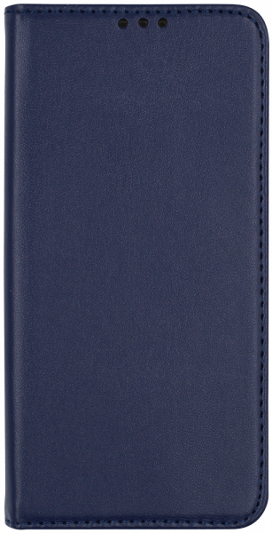 Huawei P Smart 2020 oldalra nyíló flipes bőrtok asztali tartó funkciós sötétkék