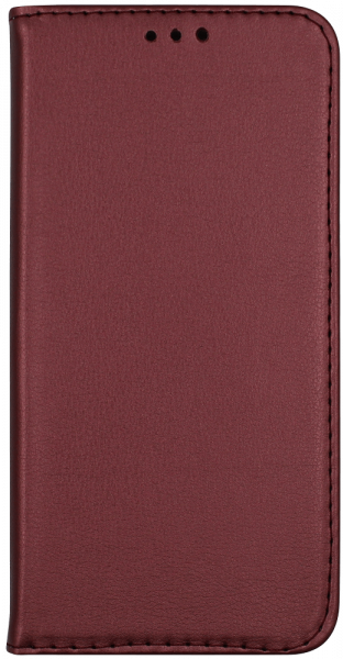 LG K22 oldalra nyíló flipes bőrtok asztali tartó funkciós bordó