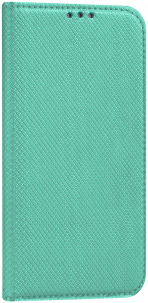 Xiaomi Redmi 7A oldalra nyíló flipes bőrtok rombusz mintás mentazöld